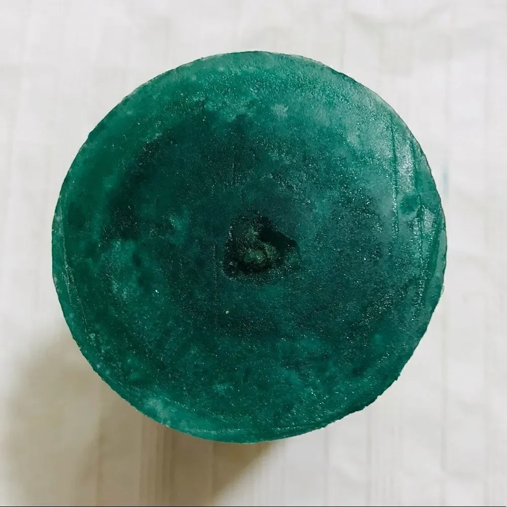Handcrafted Timber Scented Candle (Green)‎
